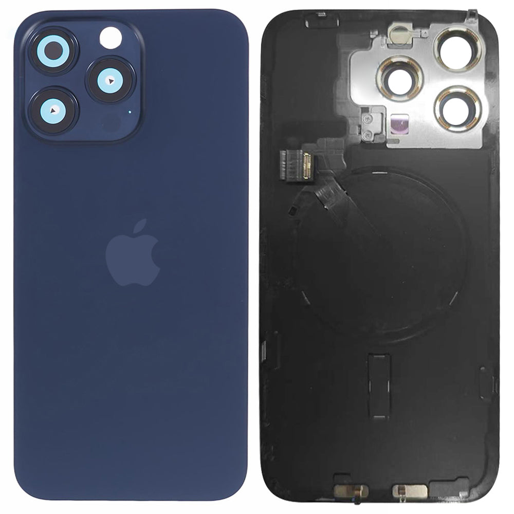 Vitre arrière Apple iPhone 15 Pro Max Bleu