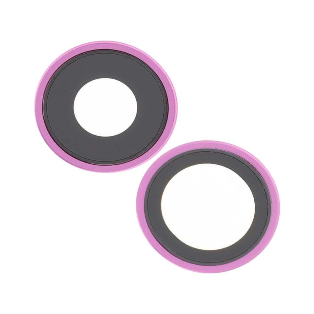 Lentilles caméra arrière + contours iPhone 16 Plus Rose