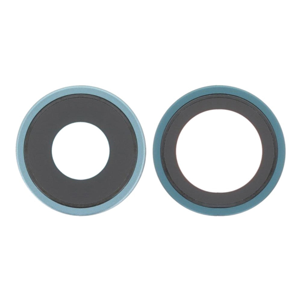 Lentilles caméra arrière + contours iPhone 16 Plus Sarcelle