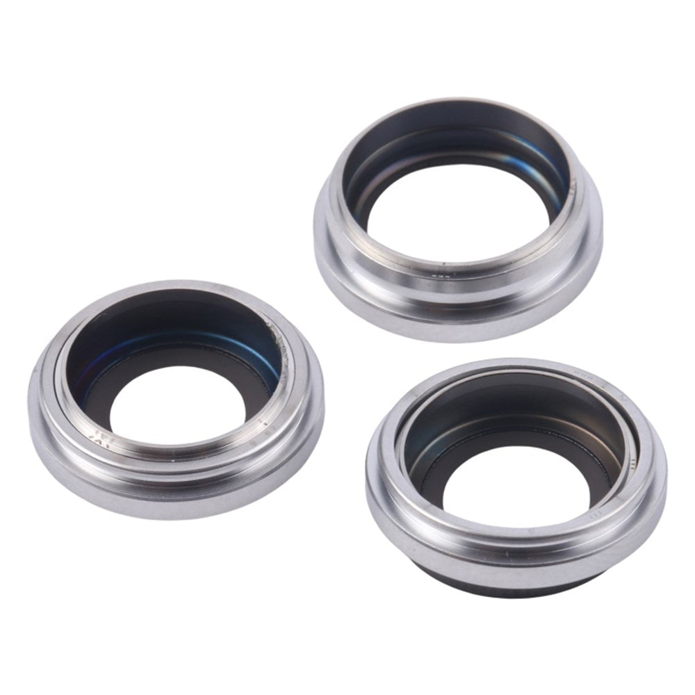 Lentilles caméra arrière + contours iPhone 16 Pro Blanc