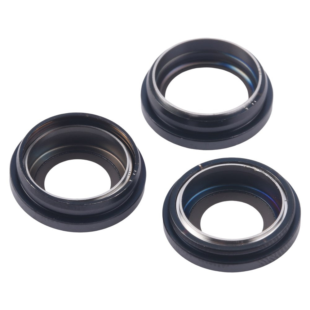 Lentilles caméra arrière + contours iPhone 16 Pro Max Noir