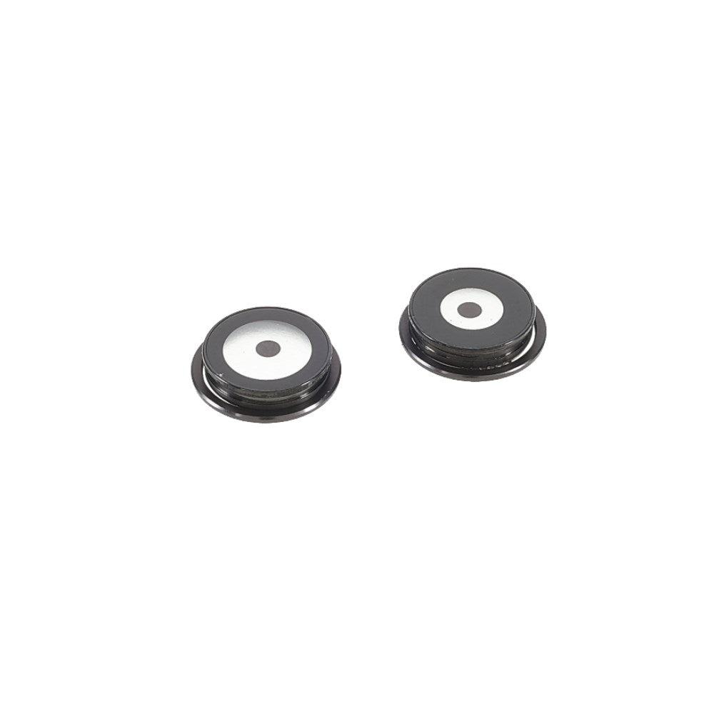 Lentilles caméra arrière + contours iPhone 11 Noir