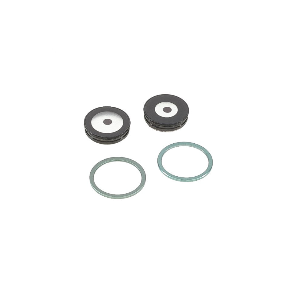 Lentilles caméra arrière + contours iPhone 11 Vert