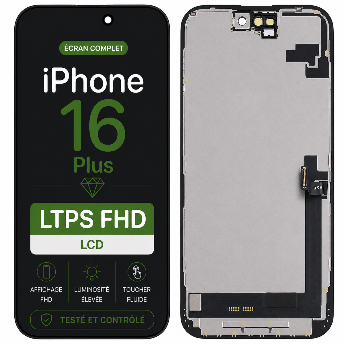 Écran iPhone 16 Plus LTPS FHD
