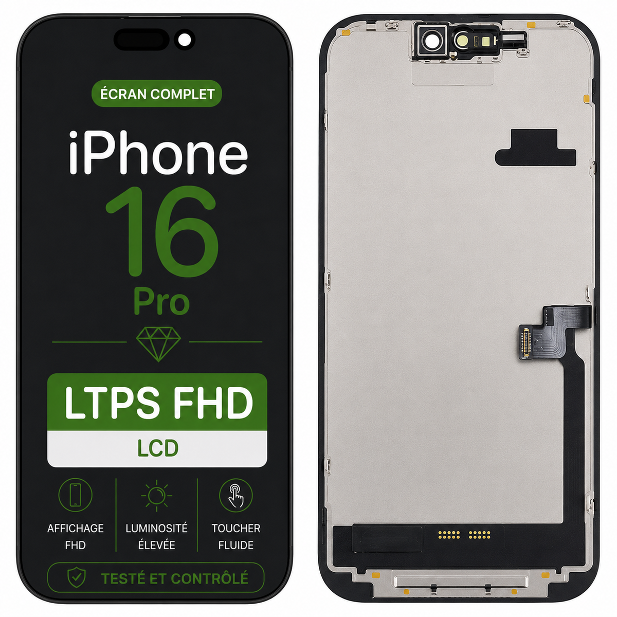 Écran iPhone 16 Pro LTPS FHD