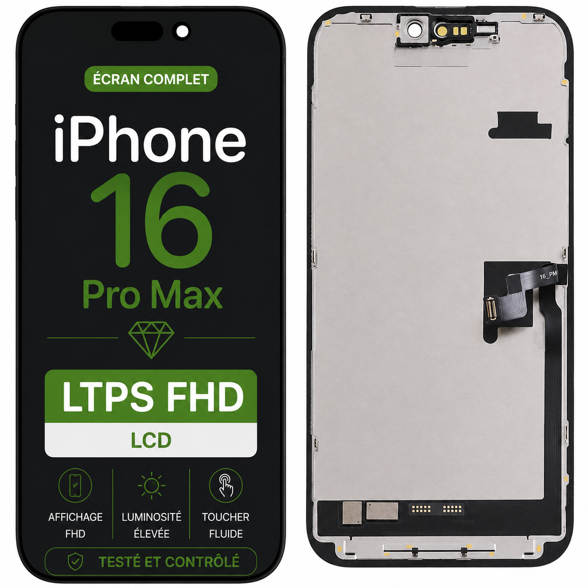 Écran iPhone 16 Pro Max LTPS FHD
