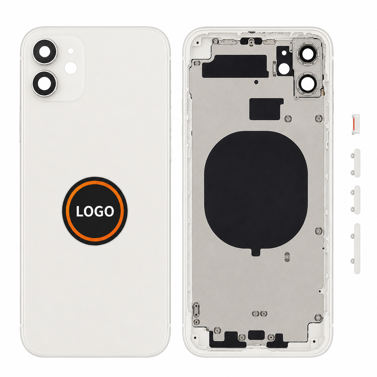 Châssis arrière iPhone 11 Blanc