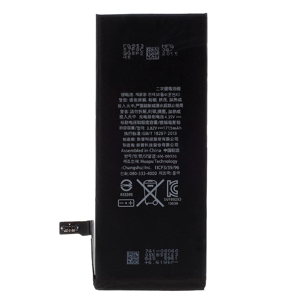Livraison gratuite Batteries Batterie interne 3.82v 1715mAh iPhone 6s