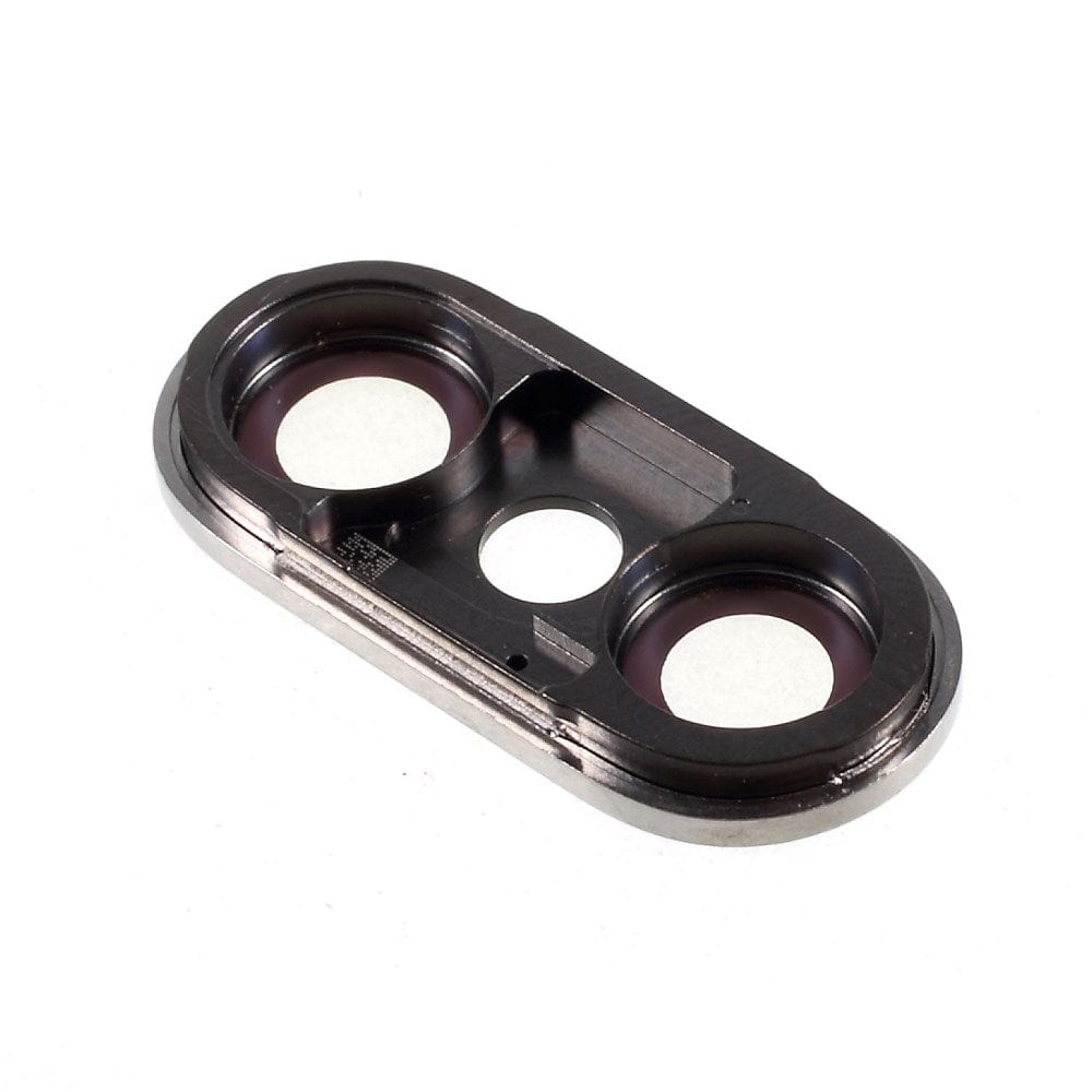 Pièce d'origine Caméras Lentille caméra arrière + contour iPhone X Blanc