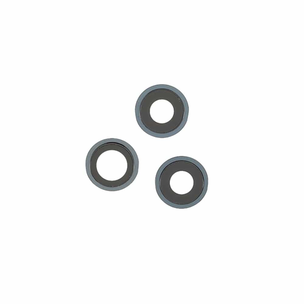 Pièce compatible Caméras Lentilles caméra arrière + contours iPhone 12 Pro Bleu Pacifique