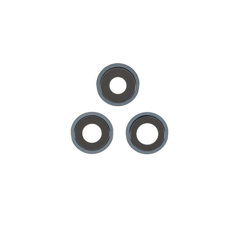 Pièce compatible Caméras Lentilles caméra arrière + contours iPhone 12 Pro Max Bleu Pacifique