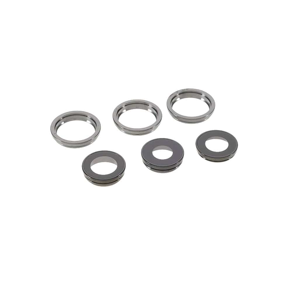 Pièce compatible Caméras Lentilles caméra arrière + contours iPhone 12 Pro Max Graphite