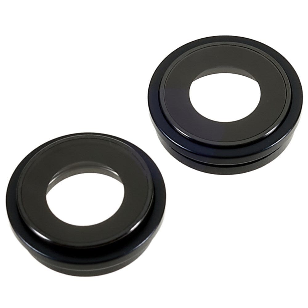 Pièce compatible Caméras Lentilles caméra arrière + contours iPhone 14 Noir