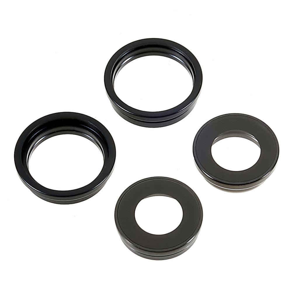 Pièce compatible Caméras Lentilles caméra arrière + contours iPhone 14 Noir