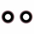 Pièce d'origine Caméras Lentilles caméra arrière + contours iPhone 15 Plus Rose