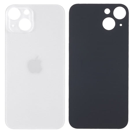 Pièce compatible Vitres arrières Vitre arrière (Adhésif) iPhone 13 Mini Blanc