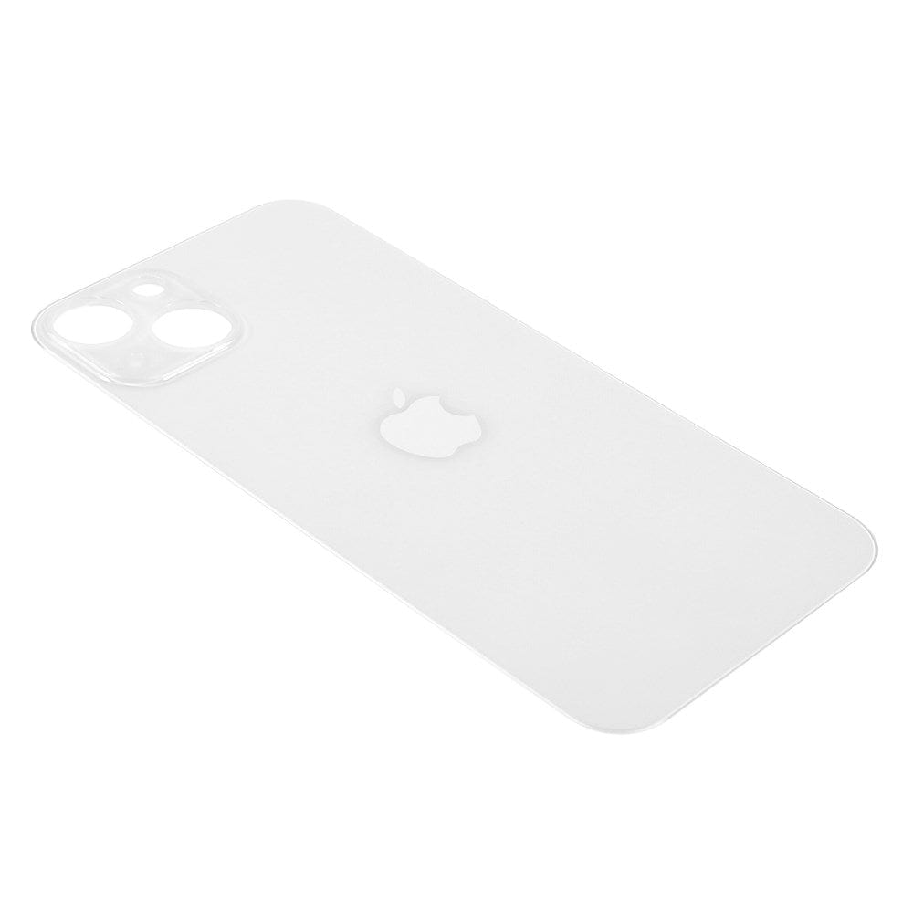 Pièce compatible Vitres arrières Vitre arrière (Adhésif) iPhone 13 Mini Blanc