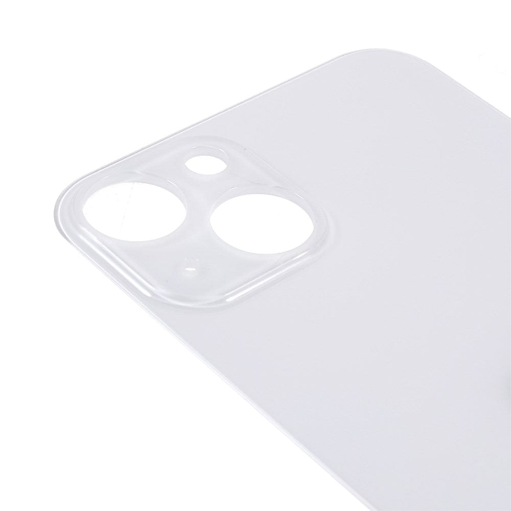 Pièce compatible Vitres arrières Vitre arrière (Adhésif) iPhone 13 Mini Blanc
