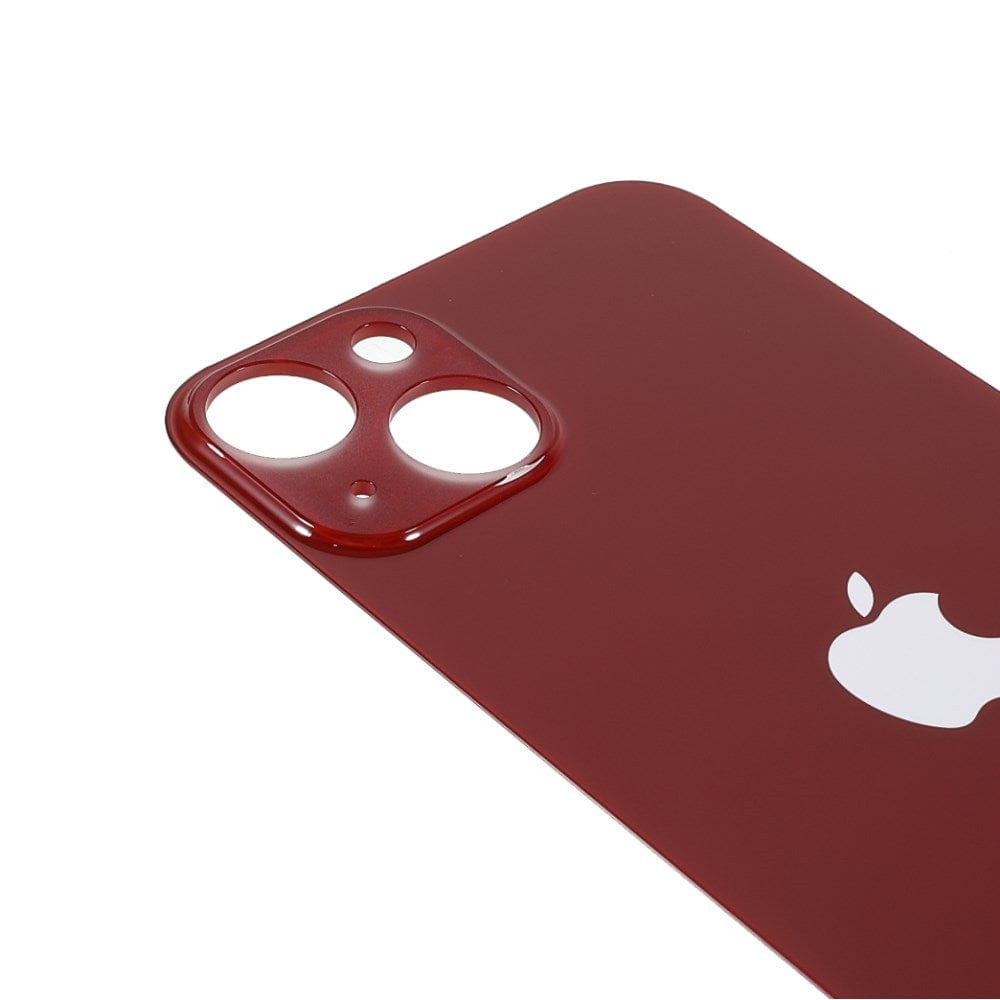 Pièce compatible Vitres arrières Vitre arrière (Adhésif) iPhone 13 Mini Rouge