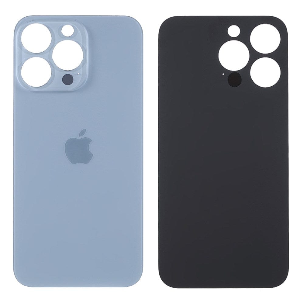 Pièce compatible Vitres arrières Vitre arrière (Adhésif) iPhone 13 Pro Bleu
