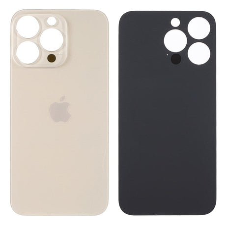 Pièce compatible Vitres arrières Vitre arrière (Adhésif) iPhone 13 Pro Gold
