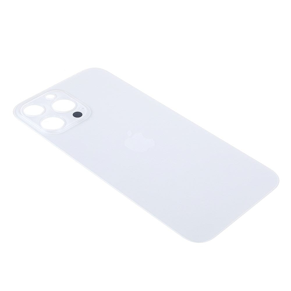 Pièce compatible Vitres arrières Vitre arrière (Adhésif) iPhone 13 Pro Max Blanc