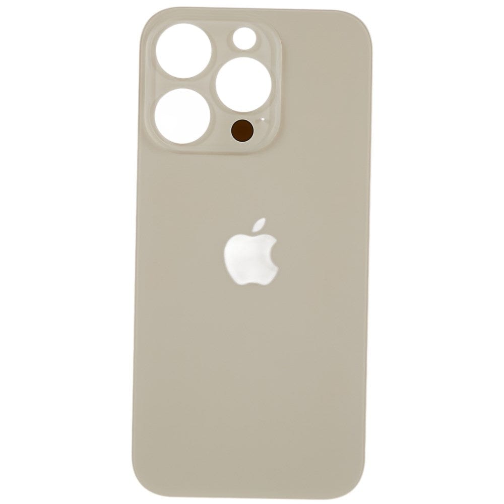 Pièce compatible Vitres arrières Vitre arrière (Adhésif) iPhone 14 Pro Gold