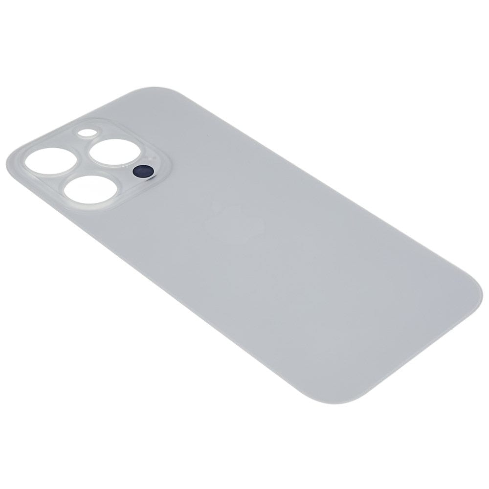 Pièce compatible Vitres arrières Vitre arrière (Adhésif) iPhone 14 Pro Max Blanc
