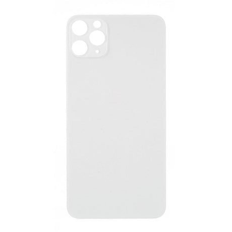 Livraison gratuite Vitres arrières Vitre arrière iPhone 11 Pro Blanc (Big Hole)