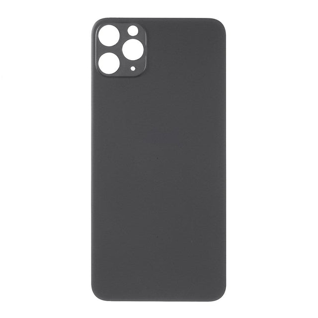 Livraison gratuite Vitres arrières Vitre arrière iPhone 11 Pro Max Noir (Big Hole)