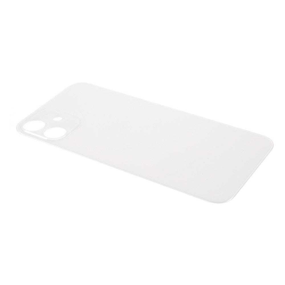 Livraison gratuite Vitres arrières Vitre arrière iPhone 12 Blanc (Big Hole)
