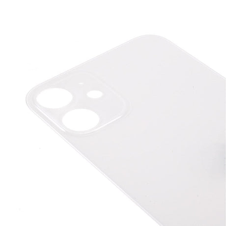 Livraison gratuite Vitres arrières Vitre arrière iPhone 12 Blanc (Big Hole)