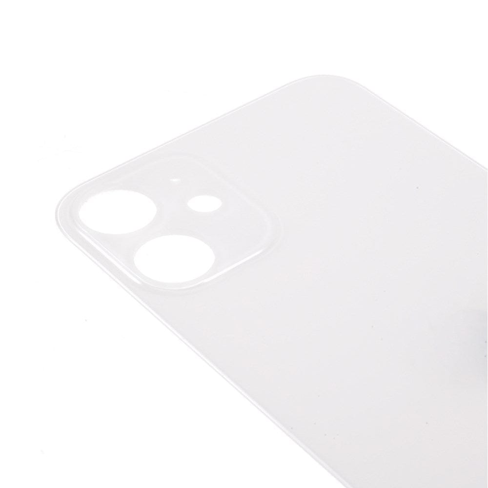 Livraison gratuite Vitres arrières Vitre arrière iPhone 12 Blanc (Big Hole)
