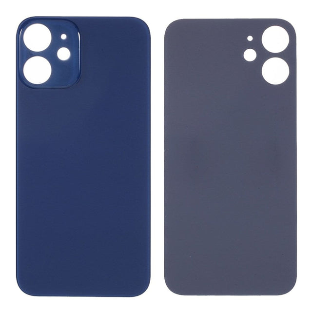 Livraison gratuite Vitres arrières Vitre arrière iPhone 12 Bleu (Big Hole)