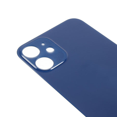 Livraison gratuite Vitres arrières Vitre arrière iPhone 12 Mini Bleu (Big Hole)