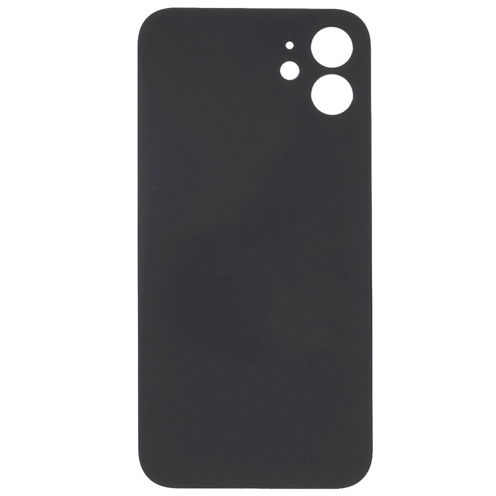 Livraison gratuite Vitres arrières Vitre arrière iPhone 12 Mini Noir (Big Hole)