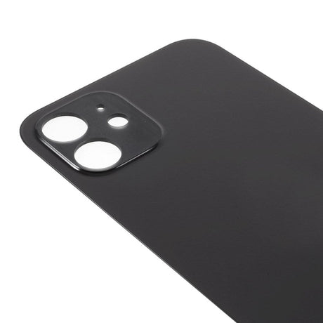 Livraison gratuite Vitres arrières Vitre arrière iPhone 12 Mini Noir (Big Hole)