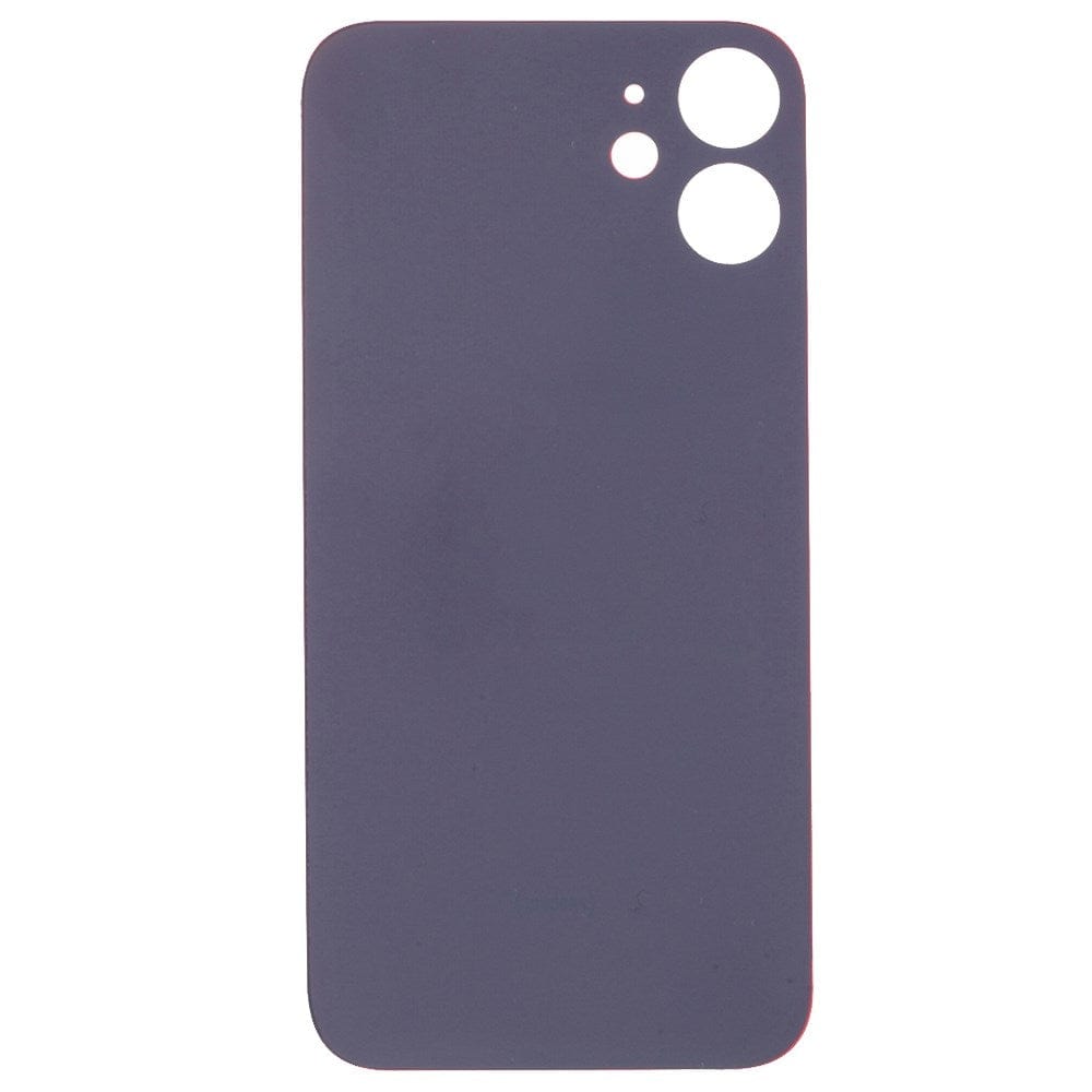 Livraison gratuite Vitres arrières Vitre arrière iPhone 12 Mini Rouge (Big Hole)