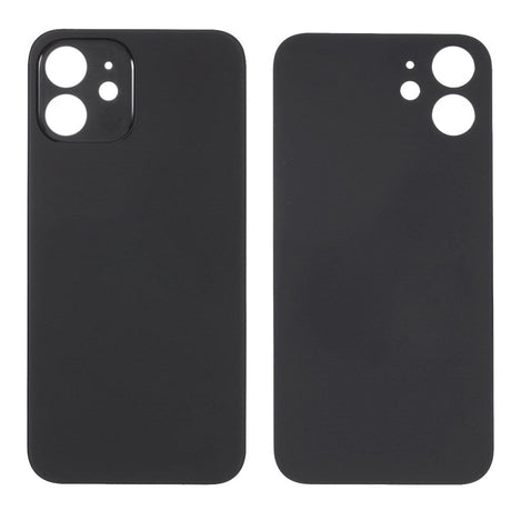 Livraison gratuite Vitres arrières Vitre arrière iPhone 12 Noir (Big Hole)