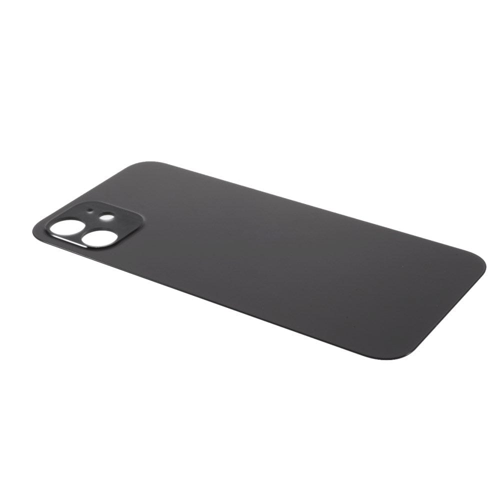 Livraison gratuite Vitres arrières Vitre arrière iPhone 12 Noir (Big Hole)