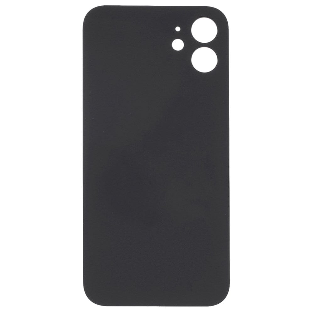 Livraison gratuite Vitres arrières Vitre arrière iPhone 12 Noir (Big Hole)