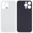 Livraison gratuite Vitres arrières Vitre arrière iPhone 12 Pro Max Blanc (Big Hole)