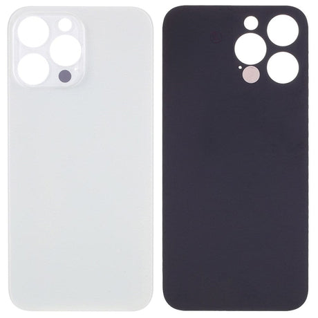 Livraison gratuite Vitres arrières Vitre arrière iPhone 12 Pro Max Blanc (Big Hole)