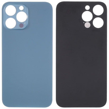 Livraison gratuite Vitres arrières Vitre arrière iPhone 12 Pro Max Bleu Pacifique (Big Hole)
