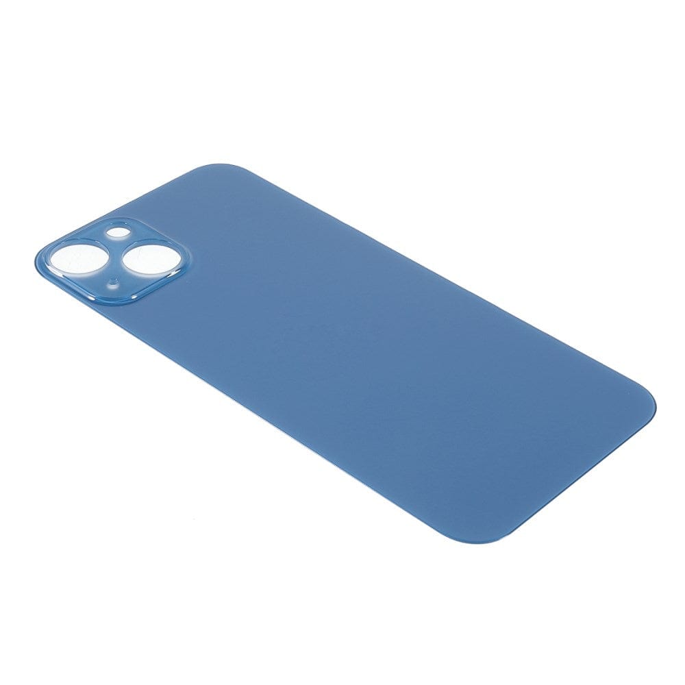 Livraison gratuite Vitres arrières Vitre arrière iPhone 13 Bleu (Big Hole)