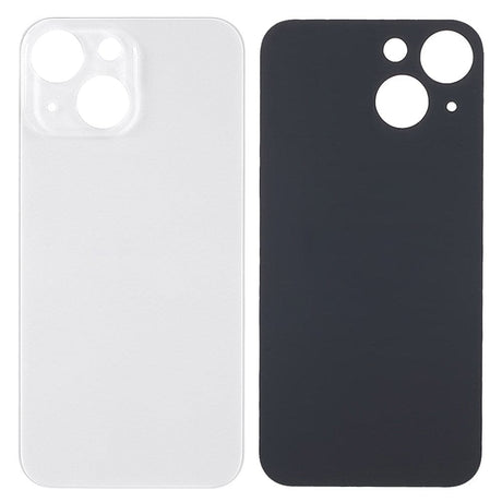 Livraison gratuite Vitres arrières Vitre arrière iPhone 13 Mini Blanc (Big Hole)