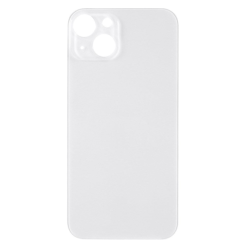 Livraison gratuite Vitres arrières Vitre arrière iPhone 13 Mini Blanc (Big Hole)