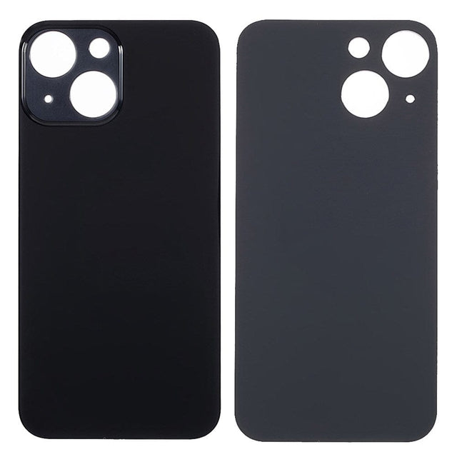 Livraison gratuite Vitres arrières Vitre arrière iPhone 13 Mini Noir (Big Hole)