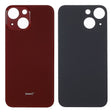 Livraison gratuite Vitres arrières Vitre arrière iPhone 13 Mini Rouge (Big Hole)