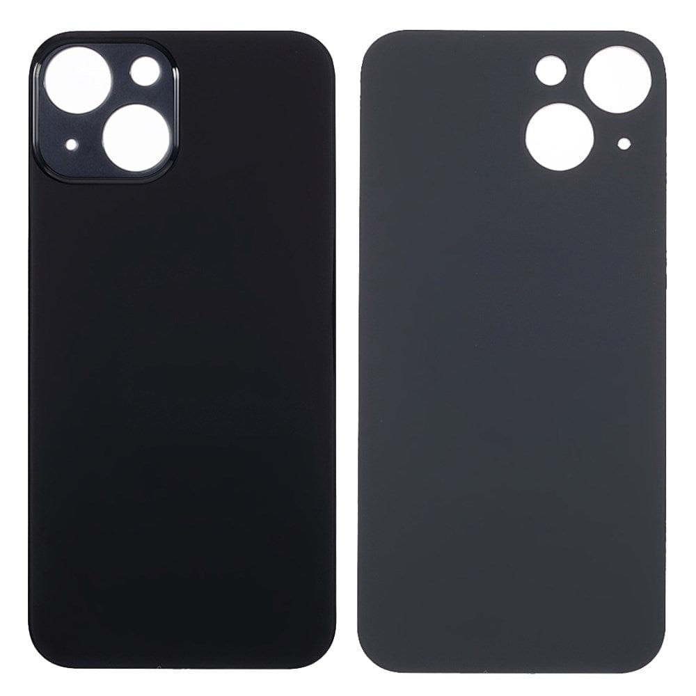 Livraison gratuite Vitres arrières Vitre arrière iPhone 13 Noir (Big Hole)